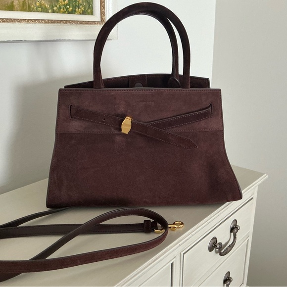 Veronica Beard Suede Top Handle Dash Bag - Picture 6 of 9